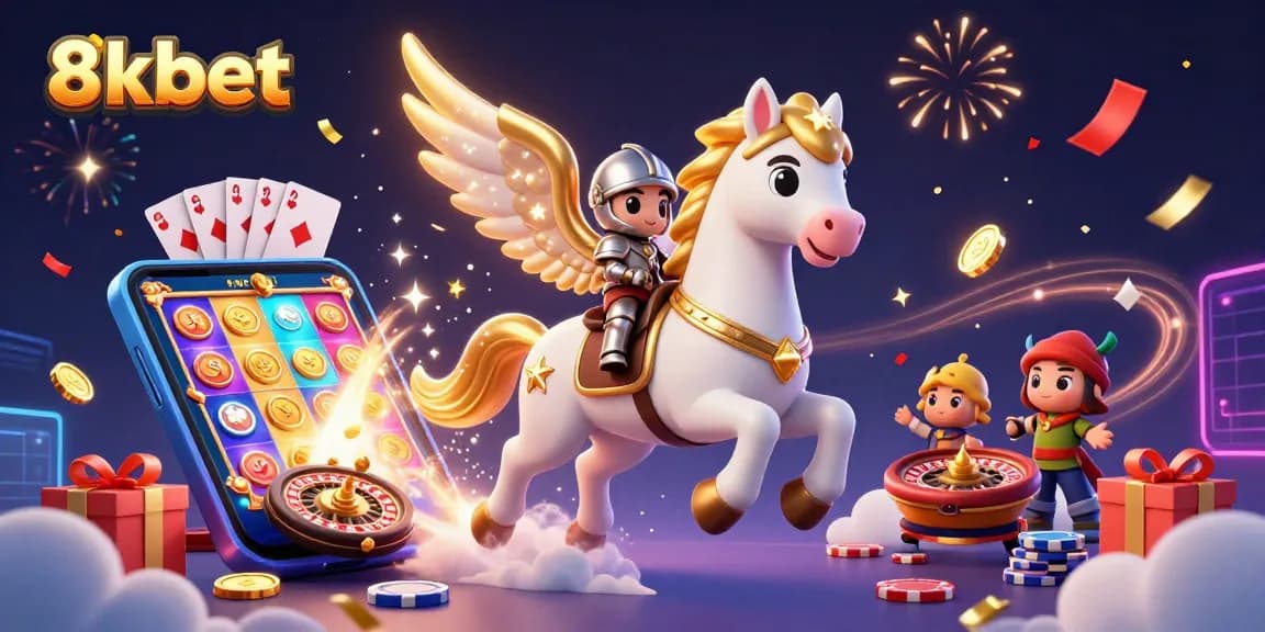 Experience epic wins with 8xbet in this ultra-detailed casino adventure scene.