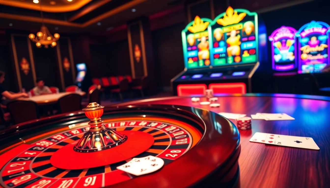 Exciting roulette game at nhà cái bl555 showcasing vibrant atmosphere and thrilling action.