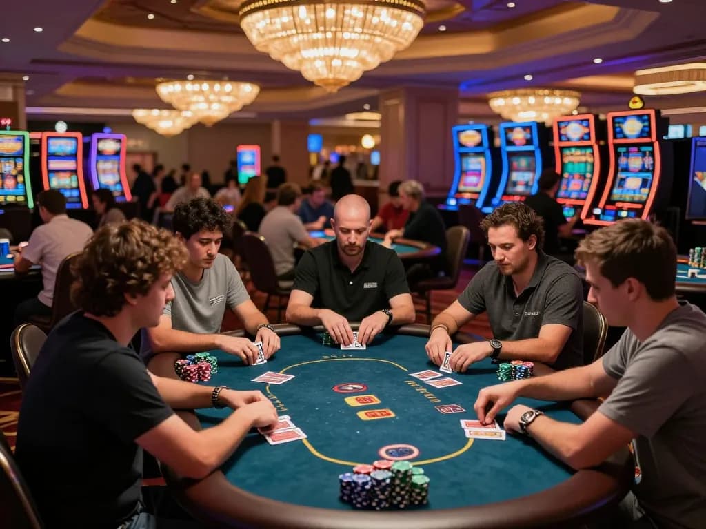 Engaging poker game at Vegas casino showcasing strategic play and excitement within https://www.bearcreekwatershed.org/macroinvertebrates.