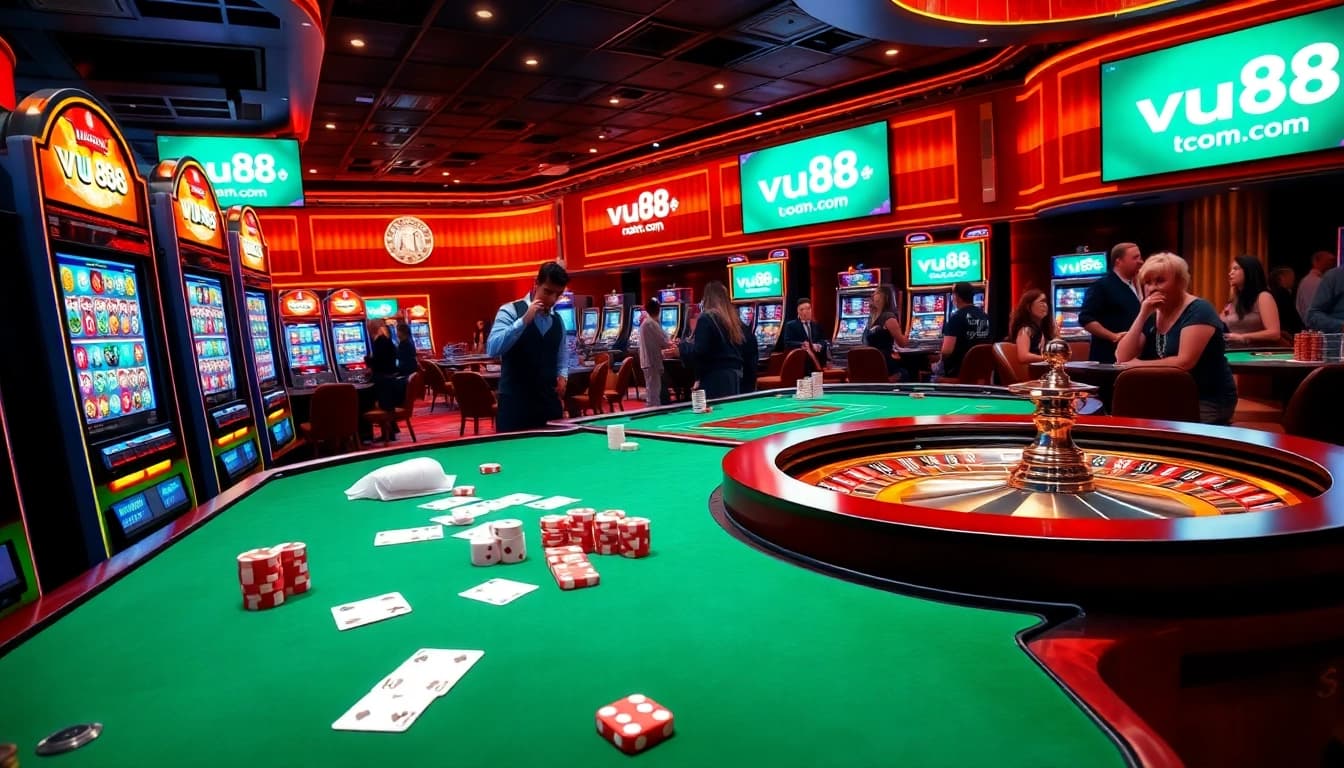 Experience the excitement at vu88.com casino with vibrant slot machines and thrilling games.
