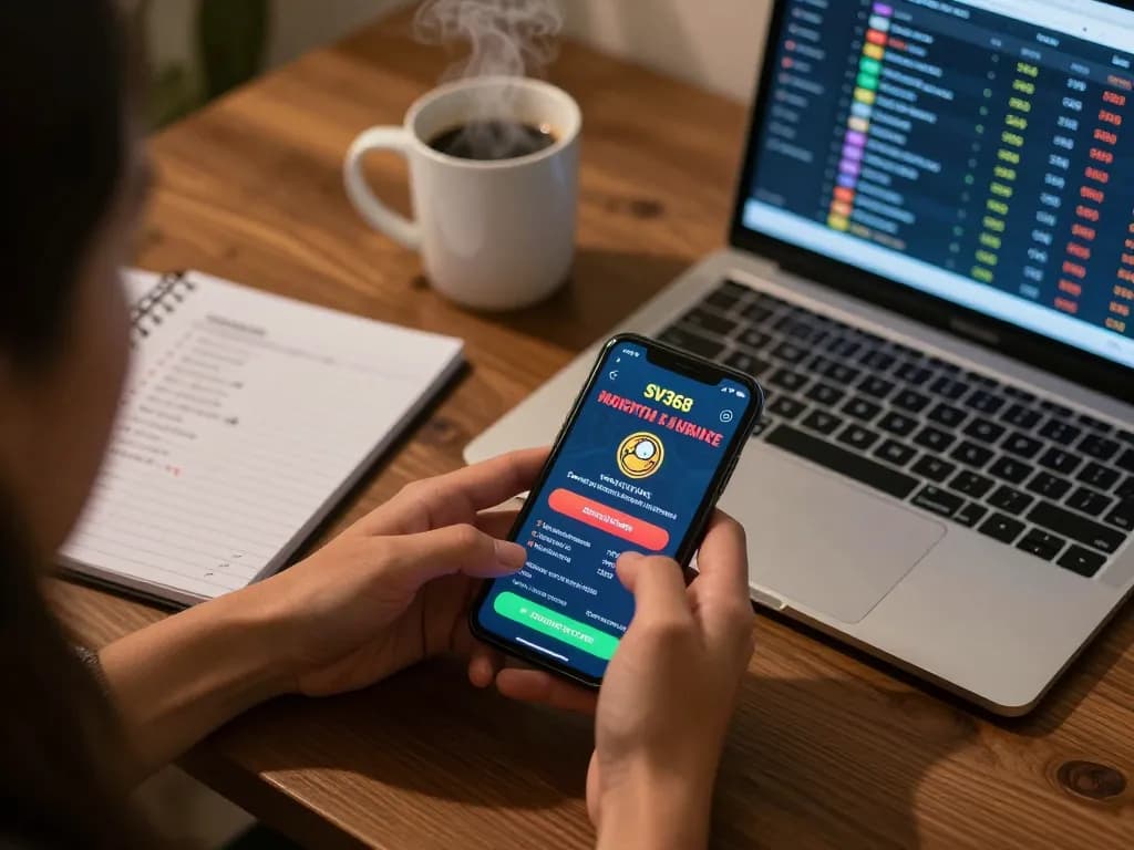 Experience winning moments with SV368 mobile app for online casino gaming.
