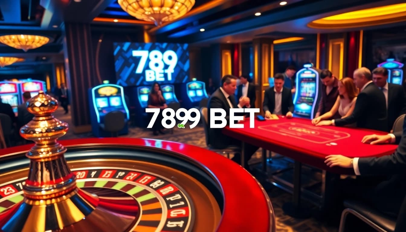 Experience high-stakes gaming at 789 BET with vibrant casino visuals and thrilling action.