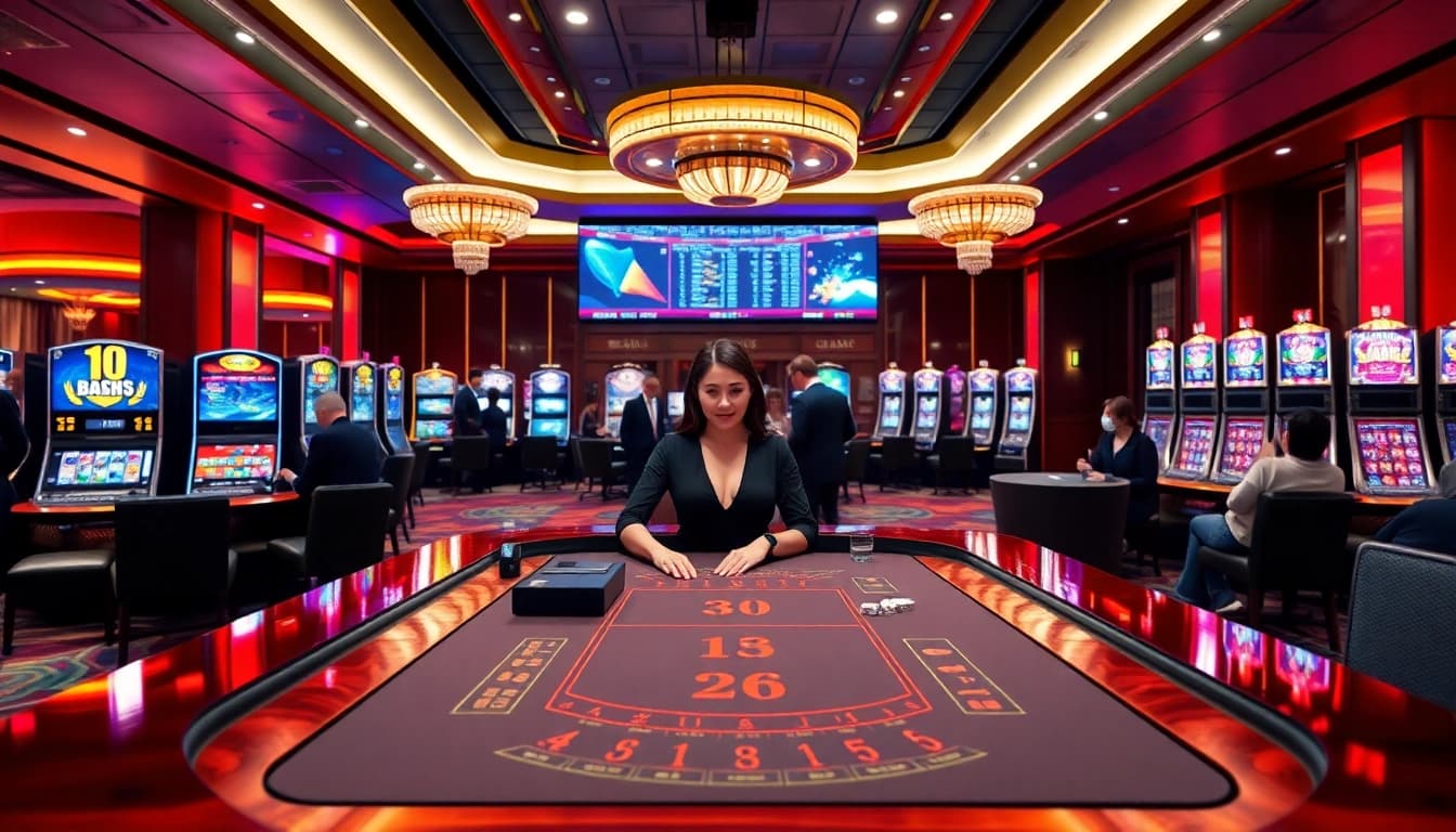 Experience the excitement of gg88 live with a luxurious casino atmosphere and engaging dealers.