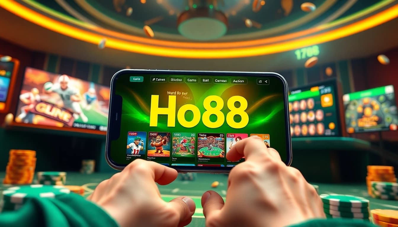 Engaging user interface of Ho88 showcasing diverse online gaming options.