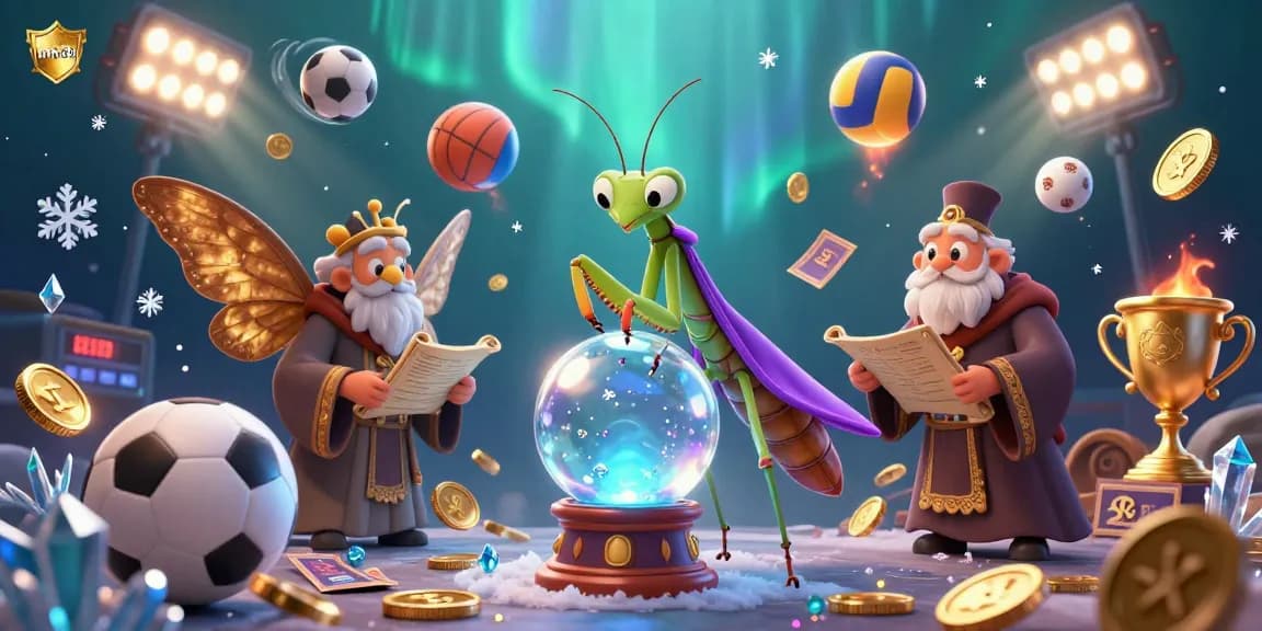 Experience the thrill of mm88 by witnessing a mystical fortune teller and librarian in an exciting casino scene.