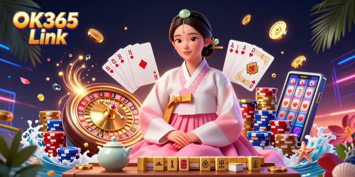 Experience engaging gameplay and bonuses through the OK365 Link at the vibrant Asian-themed casino.
