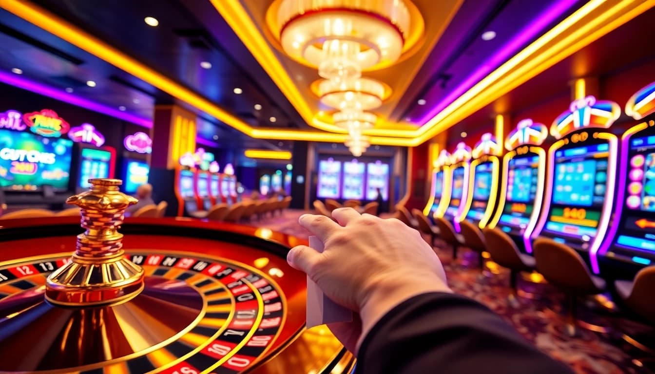 Engaging gameplay at Fun88 with vibrant casino elements and betting excitement.