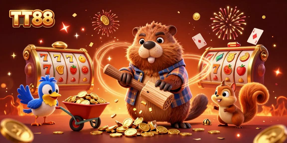 Experience thrilling wins with TT88's casino adventure featuring stunning characters and vibrant game elements.