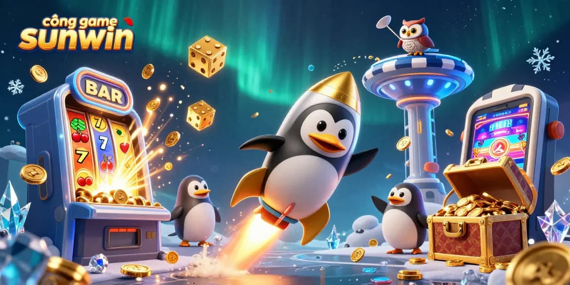 Experience vibrant gameplay and dynamic wins at cổng game sunwin with this exciting casino illustration.