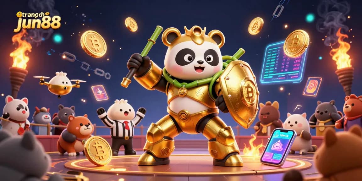 Engage in thrilling action on trang chủ jun88 with dynamic 3D casino characters and crypto elements.