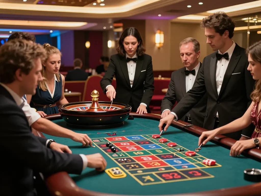uu88 players enjoy thrilling roulette gameplay in an elegant casino atmosphere