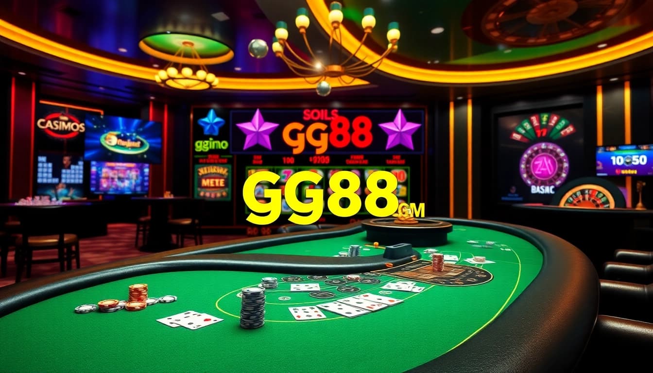 Experience the excitement at gg88 com with vibrant online casino gaming and professional ambiance.