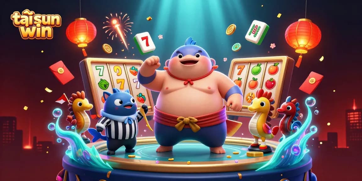 Engage in exciting slot gaming with tải sun win, featuring vibrant underwater casino scene elements.