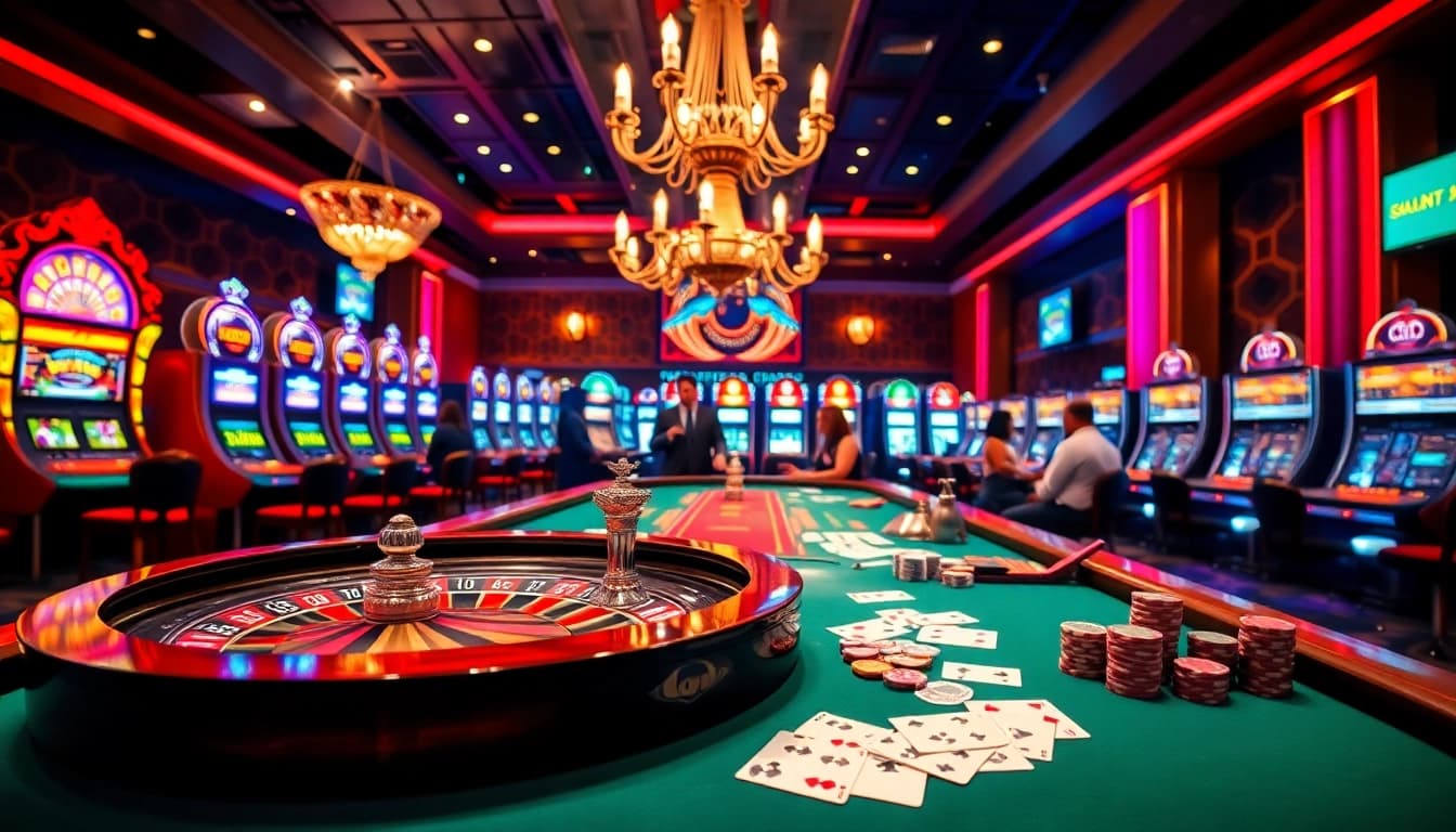 Experience the excitement of thienhabet casino gaming with vibrant tables and thrilling bets.