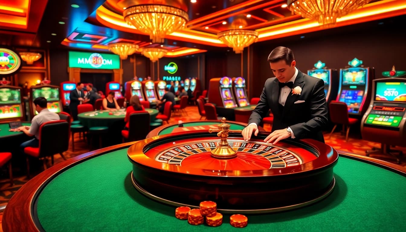 Experience winning moments at MM88.COM with vibrant casino tables, exciting gameplay, and luxury ambiance.