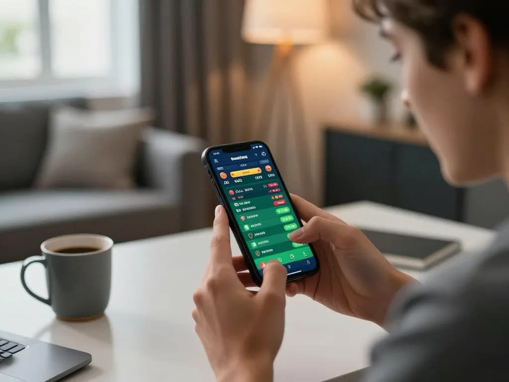 Experience dynamic sports betting with effective Link truy cập Sky88 in a modern home office.