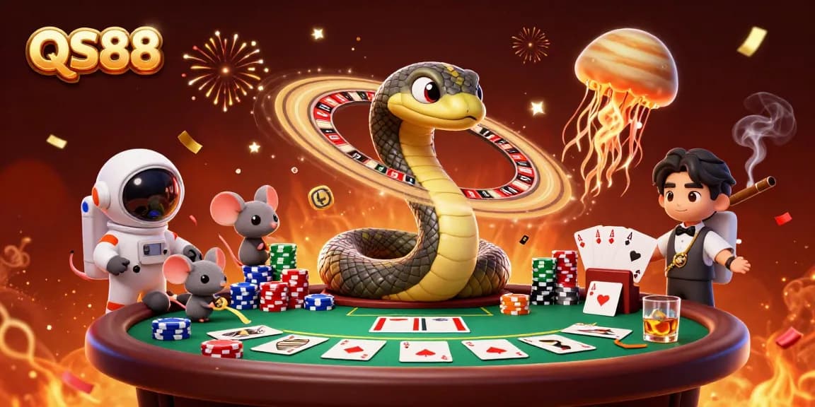 Experience thrilling bets at QS88 with vibrant 3D casino scenes and dynamic gameplay elements.