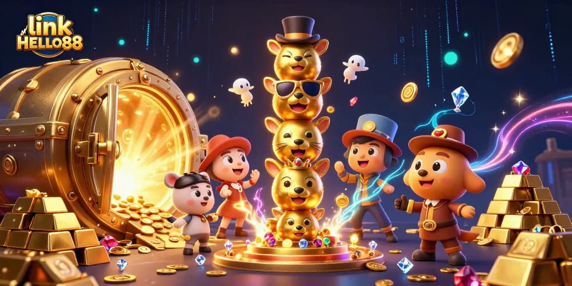 Win big with link HELLO88 while enjoying a vibrant casino adventure filled with treasure.