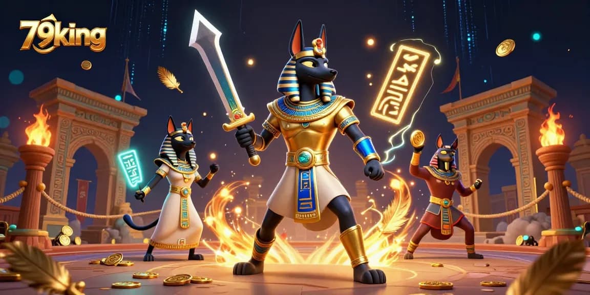 Engage with the thrilling adventures of 79king in a vibrant casino animated scene filled with excitement and dynamic elements.