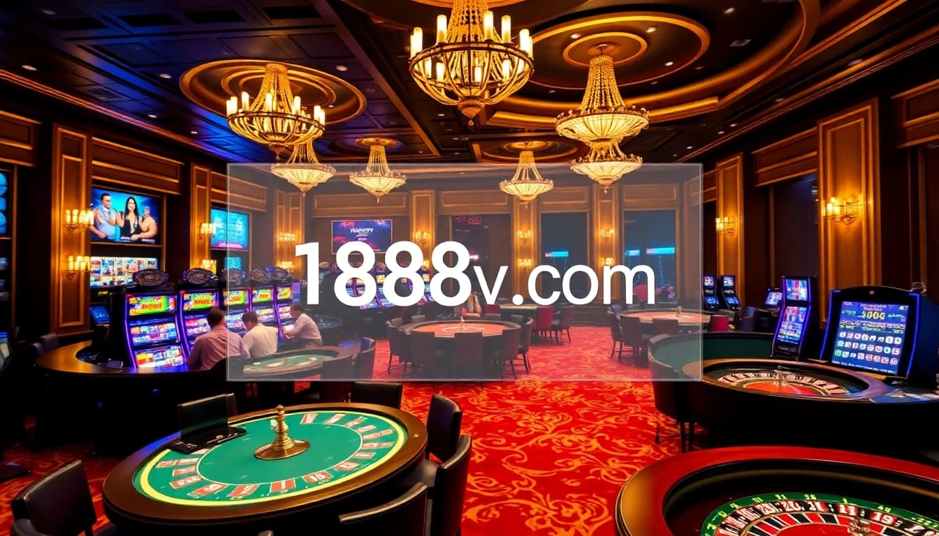 Experience the excitement of betting at 188v.com with vibrant casino tables and engaging players.