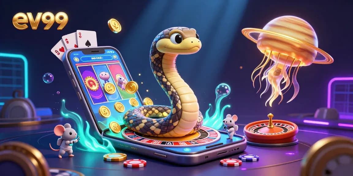Bet on cosmic roulette with ev99: a vibrant scene of astronaut mice betting on Saturn's rings.
