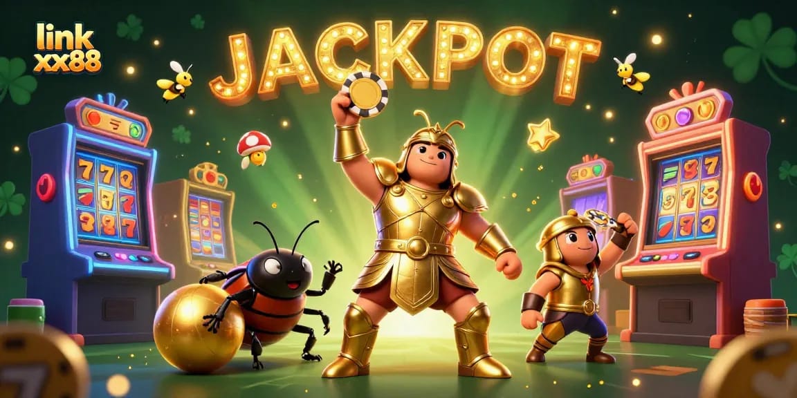 Engage in exciting gameplay at link xx88 featuring vibrant 3D characters and casino elements!