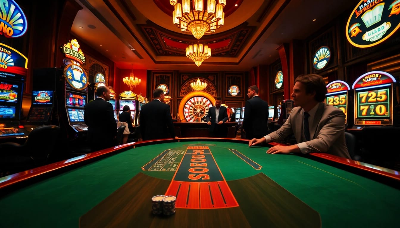 Exciting game at SODO CASINO, showcasing players engaged at a blackjack table.