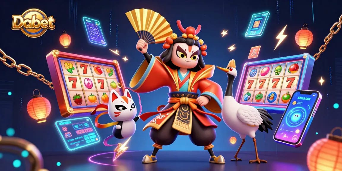Dabet players enjoy thrilling slot games with vibrant reels and dazzling 3D characters.