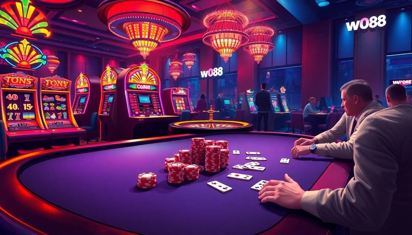 Experience the excitement of ww88 as players engage with vibrant casino games and modern online interfaces.