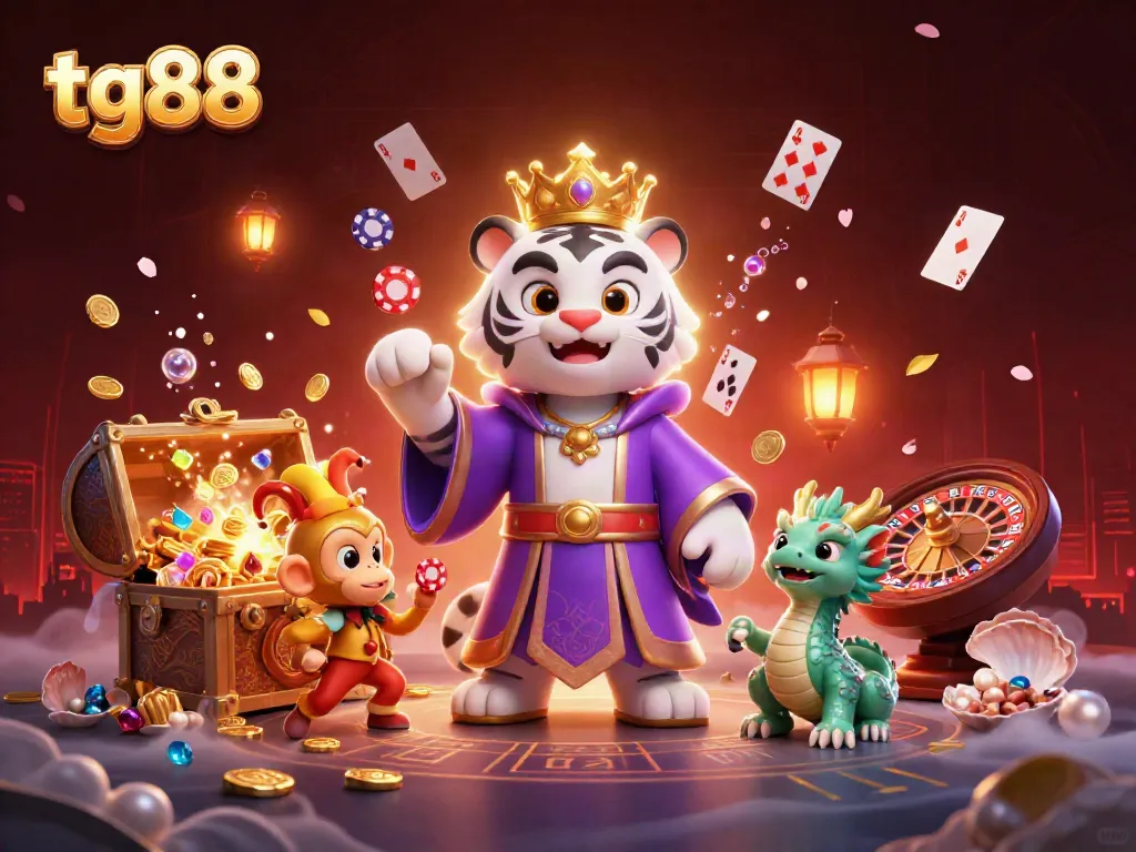 Engage in exciting gameplay at tg88 with vibrant casino elements and lively characters.