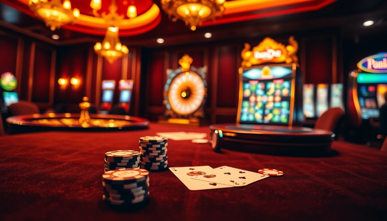 Gamble on exciting games at https://ok8386s.com/ with luxurious casino visuals featuring poker chips and roulette.