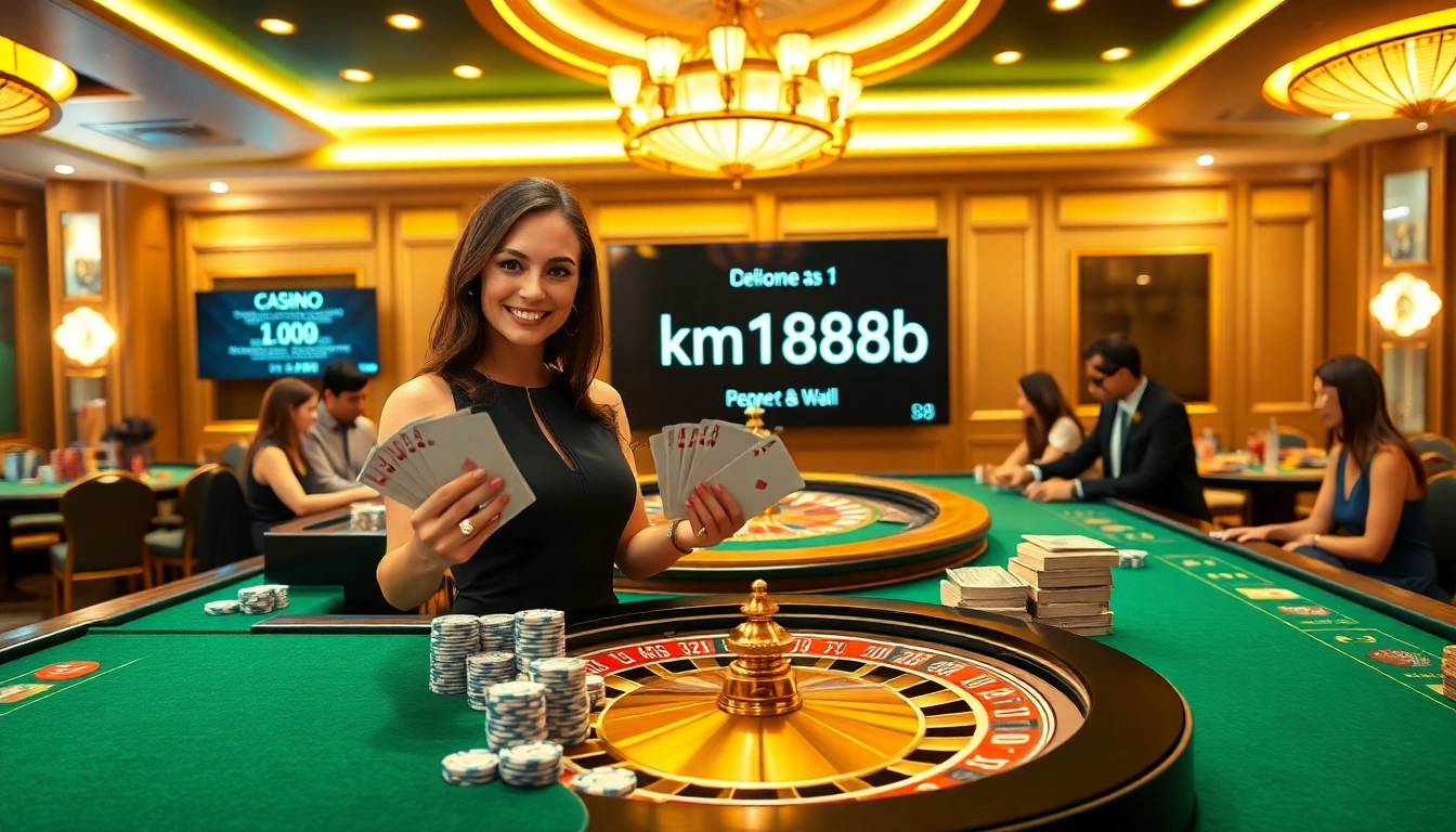 Get ready to win big at km1888b, where elegant casino tables and exciting games await!