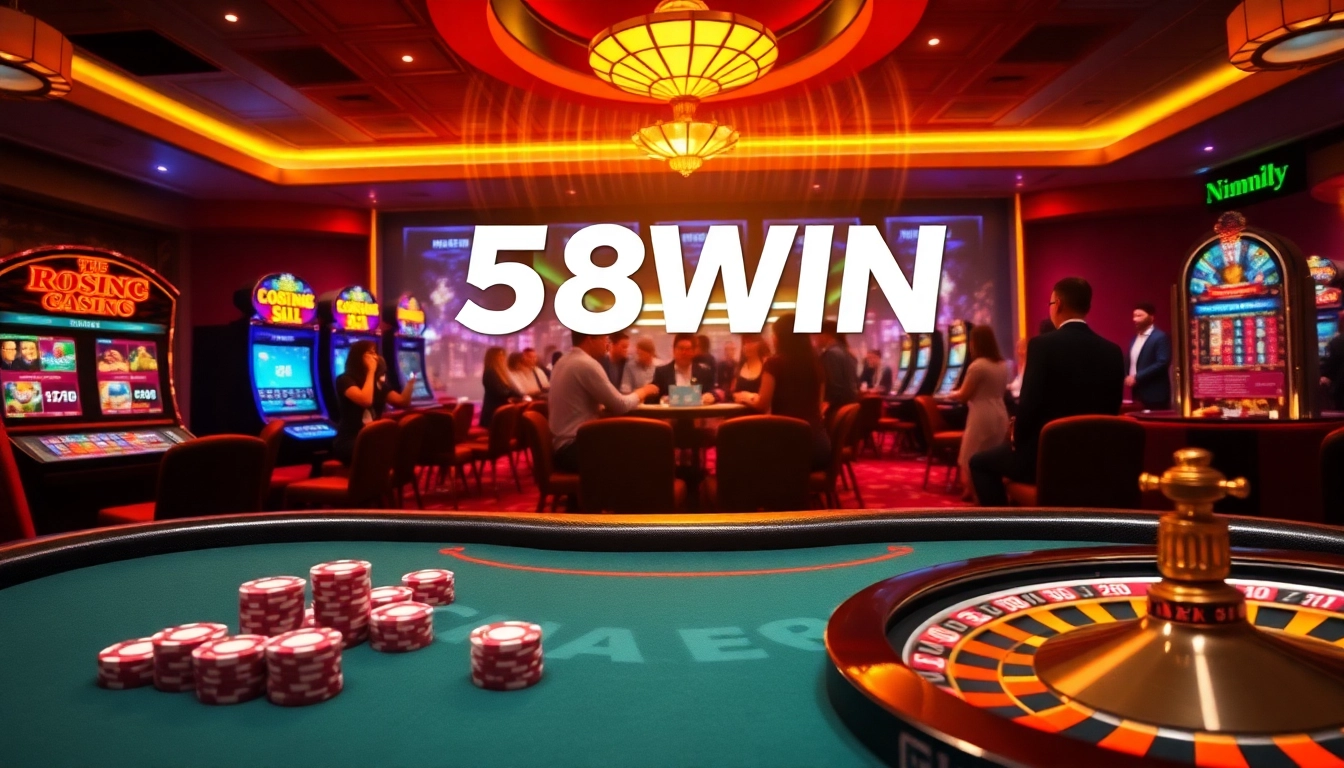 Experience the thrill of winning at 58WIN with lively casino games and elegant gambling settings.