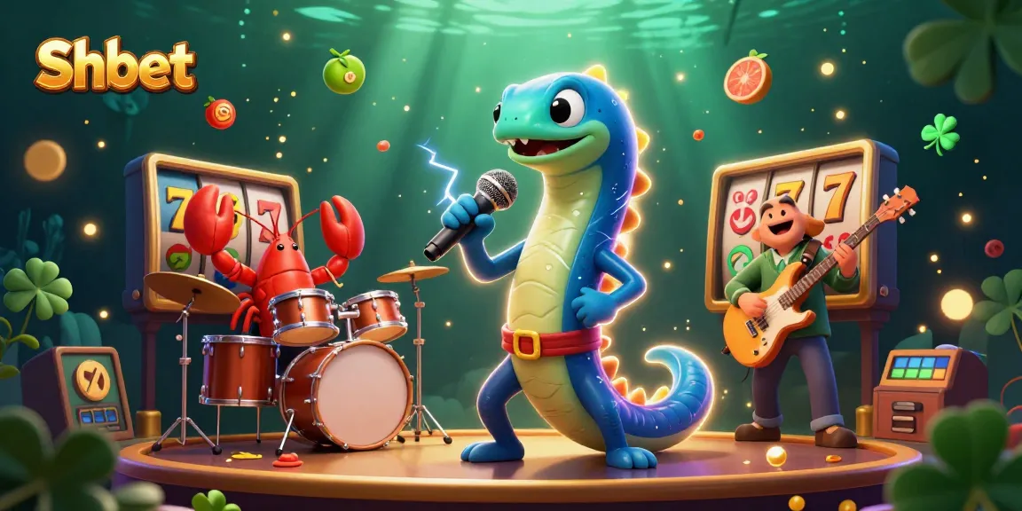 Shbet offers an exciting underwater casino experience with vibrant 3D characters and lively slot elements.