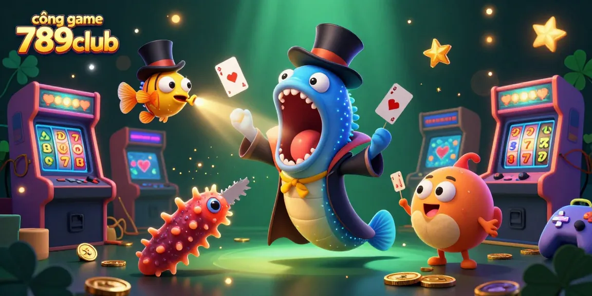 Experience thrilling games at cổng game 789club with lively 3D illustrations of magical sea creatures.
