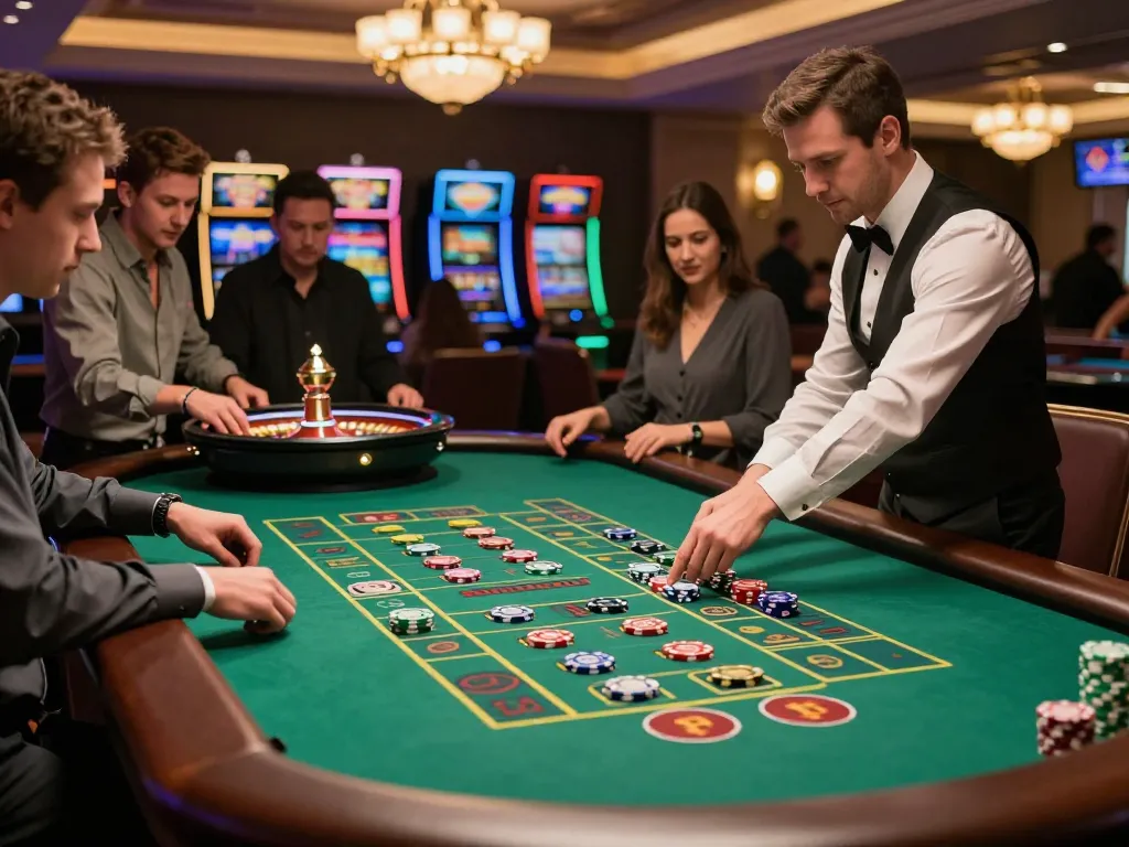 Experience thrilling roulette gameplay at https://fc88.zone with players placing bets on colorful chips
