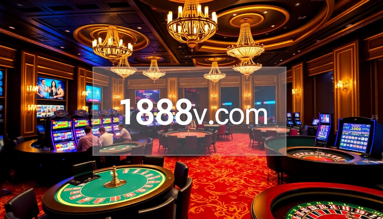 Experience the excitement of betting at 188v.com with vibrant casino tables and engaging players.