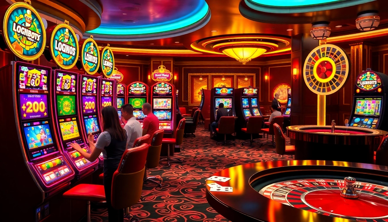 Experience the thrill at LuckyWin's vibrant 3D slot machines and poker tables.