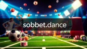 Exciting visual representation of sbobet.dance showcasing sports and casino gaming elements.