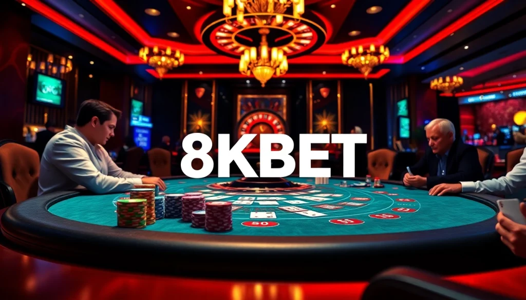 Engaging in a luxurious casino experience while learning to Đăng ký 8KBET with excitement and anticipation.