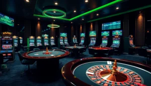 Experience thrilling gaming action at https://five88.za.com/ with vibrant slot machines and engaging poker tables.